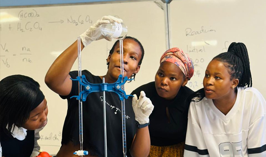 Students preparing for matric exams