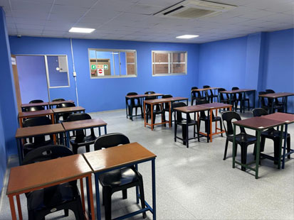 Students preparing for matric exams